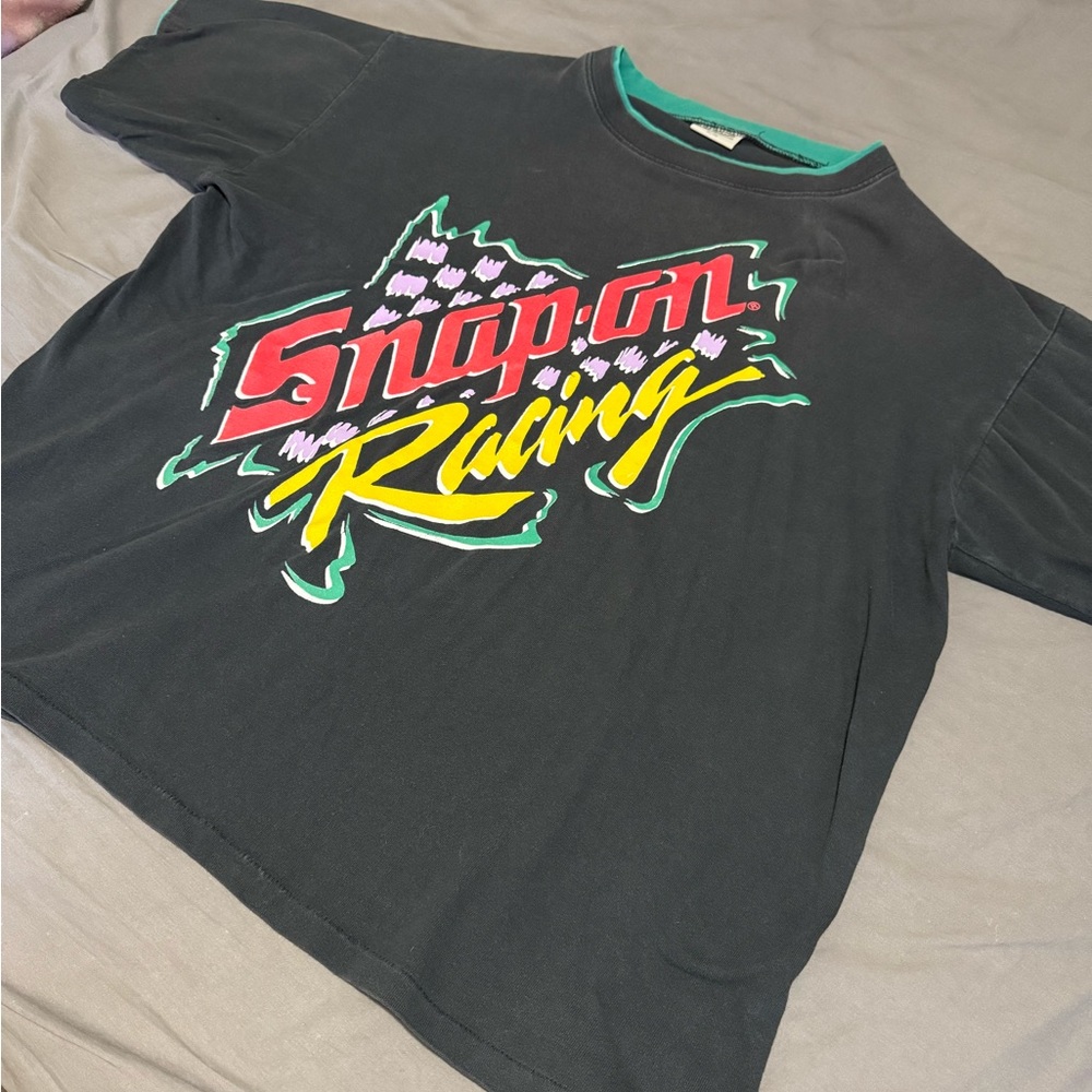 Snap Racing Kids Graphic Tee - Black